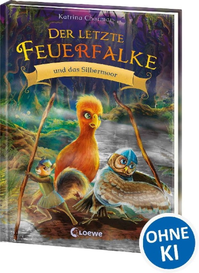 Buchcover und Innenansicht für das Buch: The Last Firehawk - The Silver Swamp