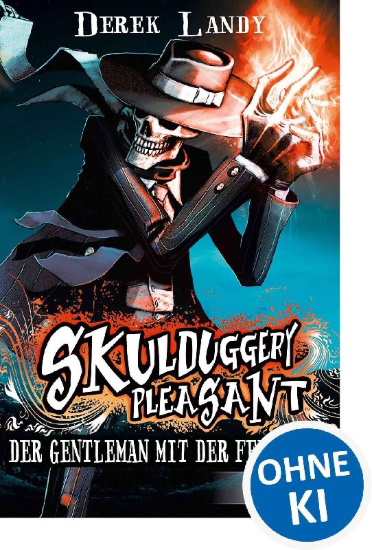 Buchcover und Innenansicht für das Buch: Skulduggery Pleasant