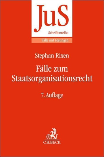 Buchcover und Innenansicht für das Buch: Fälle zum Staatsorganisationsrecht