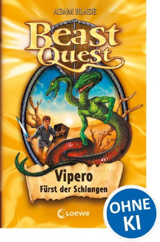 Buchcover und Innenansicht für das Buch: Vipero the Snake Man