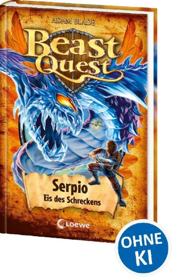 Buchcover und Innenansicht für das Buch: Serpio the Slithering Shadow