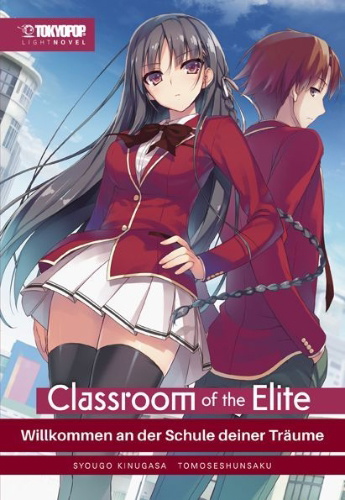 Buchcover und Innenansicht für das Buch: Classroom of the Elite Light Novel 01