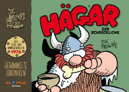 Buchcover und Innenansicht für das Buch: Hägar - Gesammelte Chroniken 1976