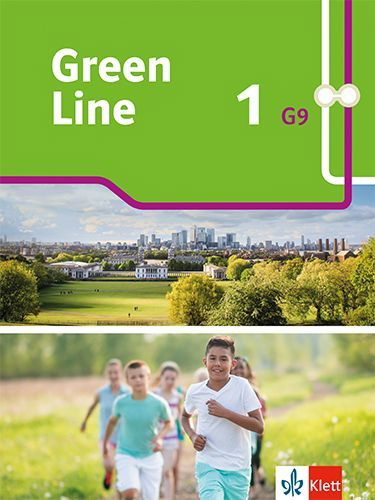 Buchcover und Innenansicht für das Buch: Green Line 1 G9. Schulbuch (fester Einband) Klasse 5