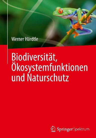 Buchcover und Innenansicht für das Buch: Biodiversität, Ökosystemfunktionen und Naturschutz