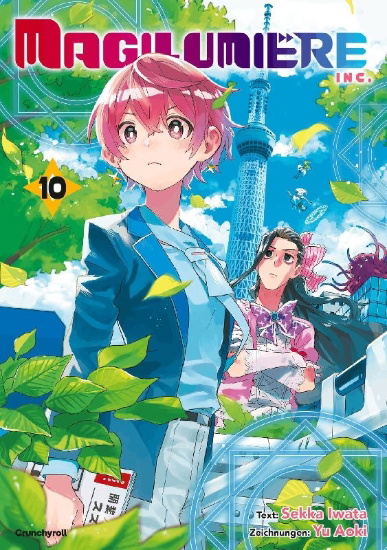 Buchcover und Innenansicht für das Buch: Kabushiki Gaisha MagiLumiere