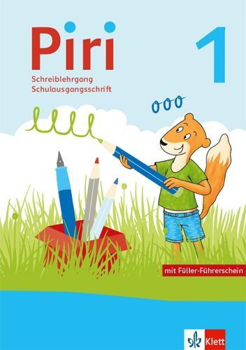 Buchcover und Innenansicht für das Buch: Piri 1. Schreiblehrgang in Schulausgangsschrift Klasse 1