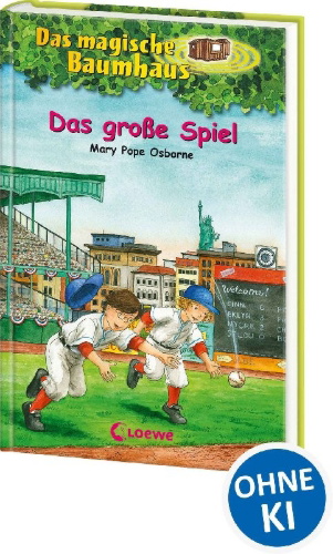 Buchcover und Innenansicht für das Buch: Das magische Baumhaus 54 - Das große Spiel