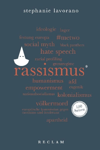 Buchcover und Innenansicht für das Buch: Rassismus. 100 Seiten