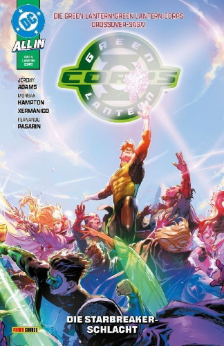 Buchcover und Innenansicht für das Buch: Green Lantern Corps 6-9, Green Lantern 25-27