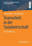 Buchcover und Innenansicht für das Buch: Teamarbeit in der Sozialwirtschaft