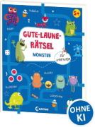 Buchcover und Innenansicht für das Buch: Mon cahier de jeux - Les monstres (OT)