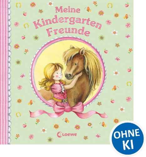 Buchcover und Innenansicht für das Buch: Meine Kindergarten-Freunde (Ponys)