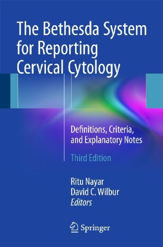 Buchcover und Innenansicht für das Buch: The Bethesda System for Reporting Cervical Cytology