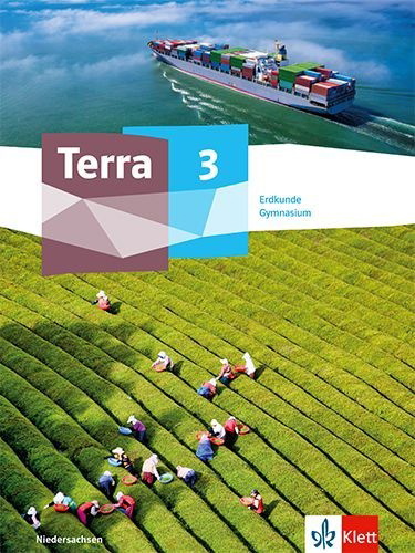 Buchcover und Innenansicht für das Buch: Terra Erdkunde 3. Schulbuch Klasse 9/10. Ausgabe Niedersachsen