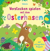 Buchcover und Innenansicht für das Buch: Verstecken spielen mit dem Osterhasen