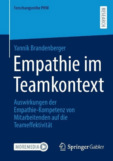 Buchcover und Innenansicht für das Buch: Empathie im Teamkontext