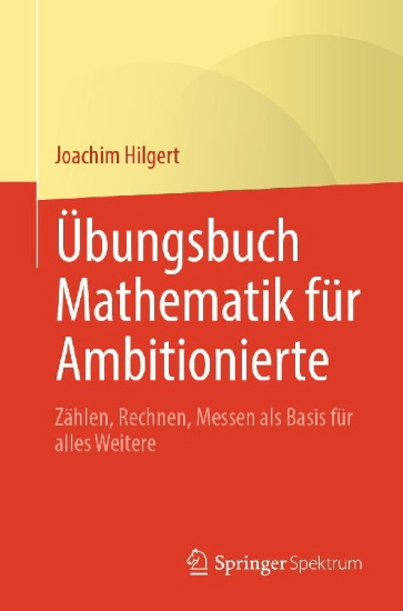 Buchcover und Innenansicht für das Buch: Übungsbuch Mathematik für Ambitionierte