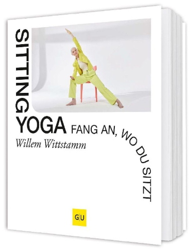 Buchcover und Innenansicht für das Buch: Sitting Yoga