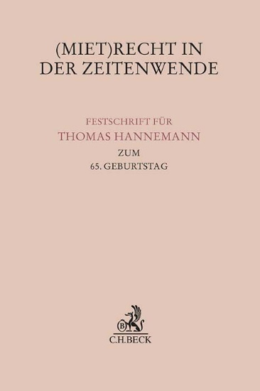 Buchcover und Innenansicht für das Buch: (Miet)Recht in der Zeitenwende