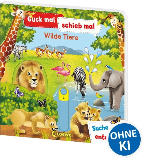 Buchcover und Innenansicht für das Buch: First Explorers - Wild Animals