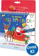 Buchcover und Innenansicht für das Buch: Mes dessins magiques - Noel