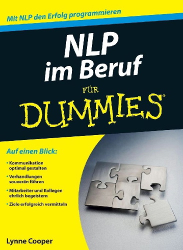 Buchcover und Innenansicht für das Buch: NLP im Beruf für Dummies