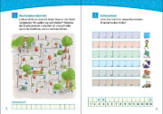 Buchcover und Innenansicht für das Buch: Leselöwen Rätsel-Rallye für Leseprofis - 2. Klasse (Rot)