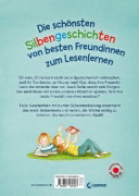 Buchcover und Innenansicht für das Buch: Leselöwen -  Die schönsten Silbengeschichten von besten Freundinnen zum Lesenlernen