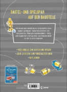 Buchcover und Innenansicht für das Buch: Mein 3D-Bastelbuch - Falten, kleben, spielen - Baustelle
