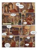 Buchcover und Innenansicht für das Buch: Mythen der Antike: Tantalos und weitere Mythen vom Hochmut (Graphic Novel)