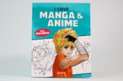 Buchcover und Innenansicht für das Buch: Manga Colouring Book