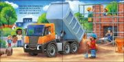 Buchcover und Innenansicht für das Buch: Gute Nacht, liebe Baustelle!