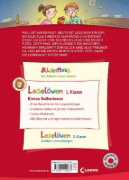 Buchcover und Innenansicht für das Buch: Leselöwen 1. Klasse - Lesenacht im Klassenzimmer