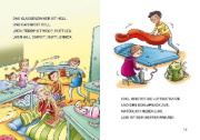 Buchcover und Innenansicht für das Buch: Leselöwen 1. Klasse - Lesenacht im Klassenzimmer