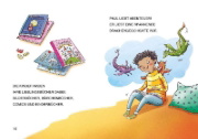 Buchcover und Innenansicht für das Buch: Leselöwen 1. Klasse - Lesenacht im Klassenzimmer