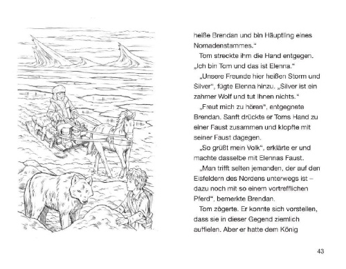 Buchcover und Innenansicht für das Buch: Nanook the Snow Monster