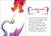 Buchcover und Innenansicht für das Buch: Drachenschule Nebelsturm (Band 2) - Der verschwundene Feuerdrache