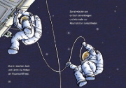 Buchcover und Innenansicht für das Buch: Leselöwen 1. Klasse - Alarm auf der Weltraumstation