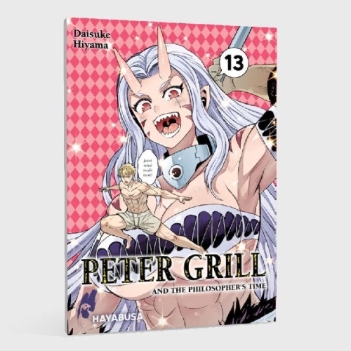 Buchcover und Innenansicht für das Buch: Peter Grill to Kenja no Jikan