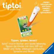Buchcover und Innenansicht für das Buch: tiptoi® Wieso? Weshalb? Warum? Quiz - Insekten & Co.