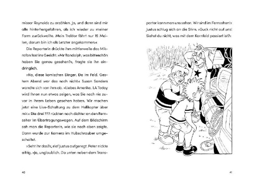 Buchcover und Innenansicht für das Buch: Die drei ??? Kids, 10, Spuk in Rocky Beach