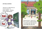 Buchcover und Innenansicht für das Buch: Leselöwen 1. Klasse - Ein Gespenst auf dem Schulhof