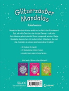 Buchcover und Innenansicht für das Buch: Glitzerzauber-Mandalas - Fabelwesen