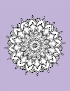 Buchcover und Innenansicht für das Buch: Ruhe und Entspannung mit Mandalas