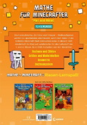 Buchcover und Innenansicht für das Buch: Math for Minecrafters: Adventures in Addition and Substraction