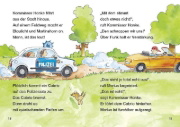 Buchcover und Innenansicht für das Buch: Leselöwen - Die besten Polizeigeschichten für Erstleser