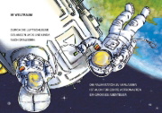 Buchcover und Innenansicht für das Buch: Leselöwen 1. Klasse - Alarm auf der Weltraumstation