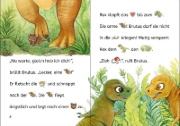 Buchcover und Innenansicht für das Buch: Bildermaus - Der kleine Dino sucht einen Freund
