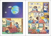 Buchcover und Innenansicht für das Buch: Science Comics - Solar System